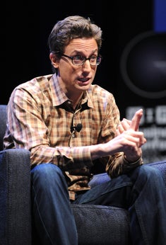 Founder and CEO of BuzzFeed, Jonah Peretti speaks at the Wired Business Conference: Think Bigger, at Museum of Jewish Heritage, May 7, 2013 in New York City.